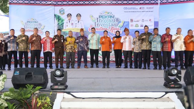 Kepala Daerah Se-Sumut Bersama Gubernur Sumut Hadir Dalam Pembukaan Pekan Inovasi Investasi Sumatera Utara di Open Stage Parapat