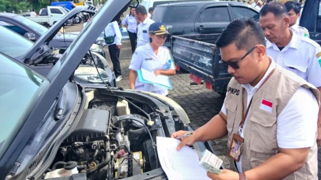 Tertibkan Kendaraan Dinas, Pemkab Simalungun Gelar Apel Kendaraan