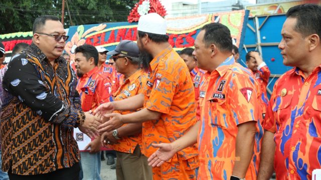 Asisten Administrasi Umum Dedy T Setiawan Wakili Wali Kota dalam Pelantikan Dewan Pimpinan Cabang (DPC) Pemuda Perintis 59 Kota Pematangsiantar