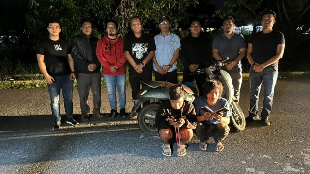 Jatanras Polres Simalungun Bekuk Dua Pencuri Ponsel Sopir Dump Truck di Tol Simpang Panei